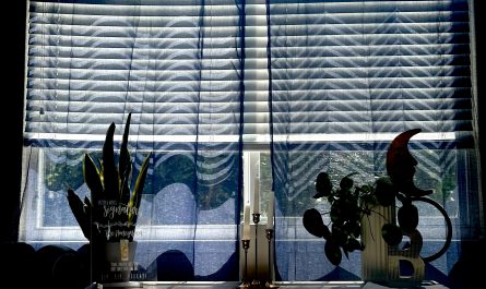 The shadows on my curtains come in two styles: wavy and zig zag