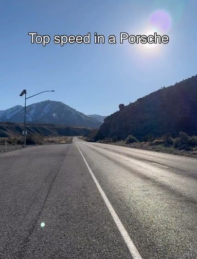 The sound of a Porsche hitting top speed is unreal