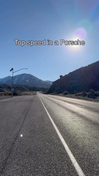 The sound of a Porsche hitting top speed is unreal