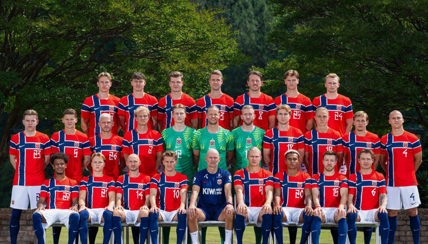 The unified jersey pattern of the Norwegian football team