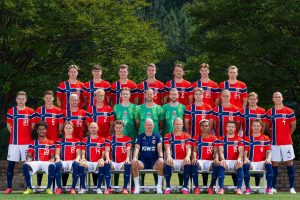 The unified jersey pattern of the Norwegian football team