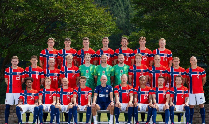 The unified jersey pattern of the Norwegian football team