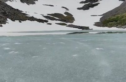 The way these ice shards move