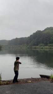 The way this stone skims across the water