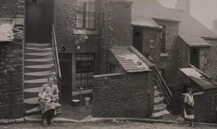 The wear on these stone steps from 1934
