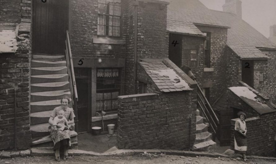 The wear on these stone steps from 1934