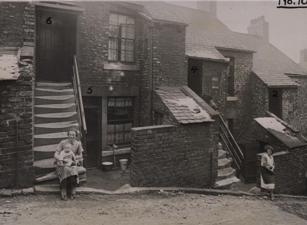 The wear on these stone steps from 1934