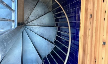 These stairs at our Airbnb
