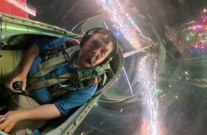 This guy’s 4th of July air show looks straight out of a movie