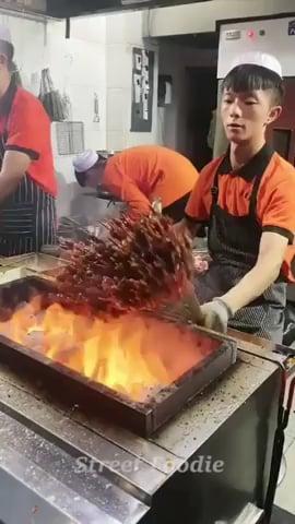 This is how you cook all bbq skewers in one go