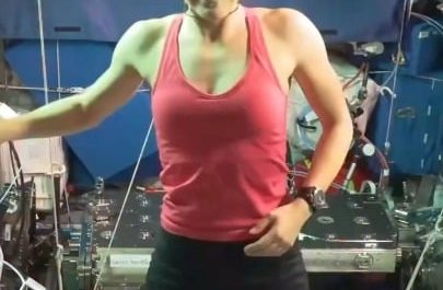 This is how you perform Yoga in space