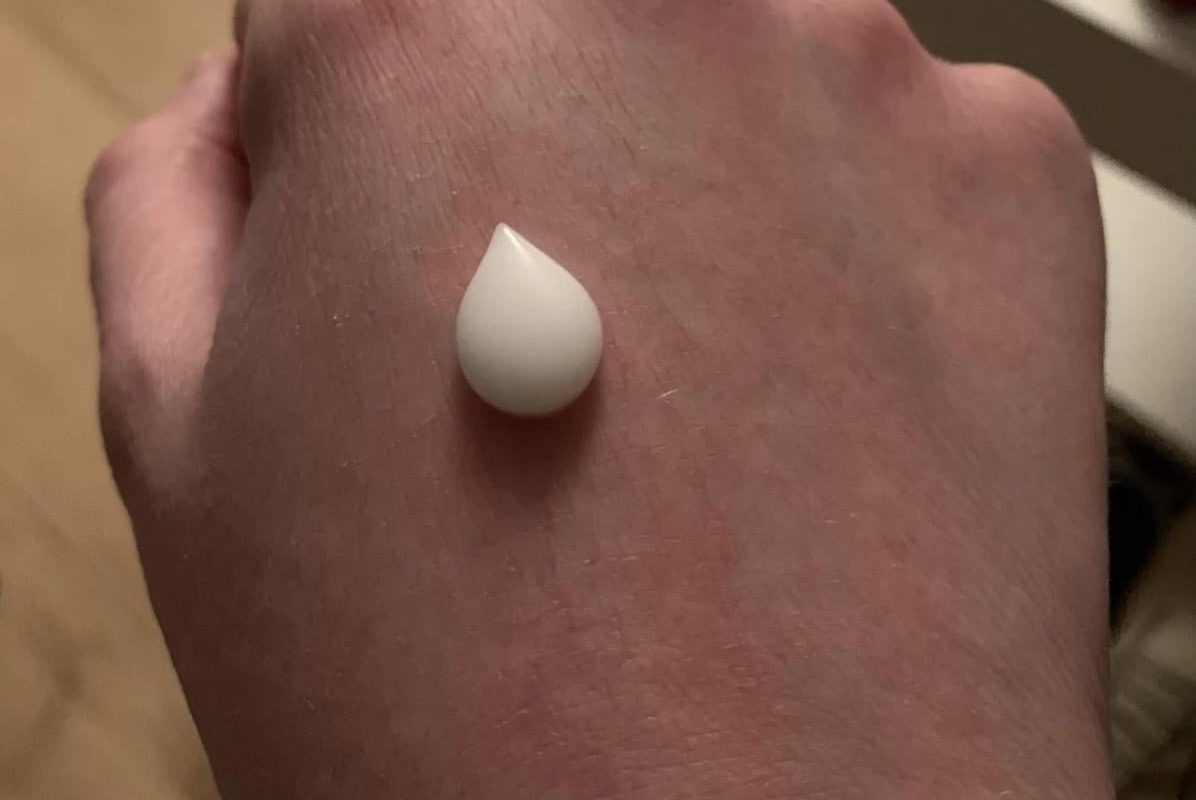 This little droplet of hand lotion