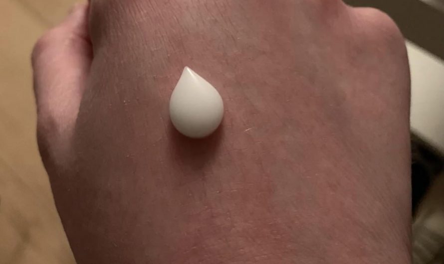 This little droplet of hand lotion