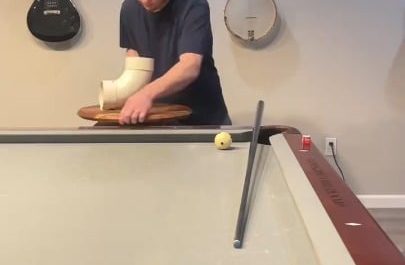 This pool trickshot was epic