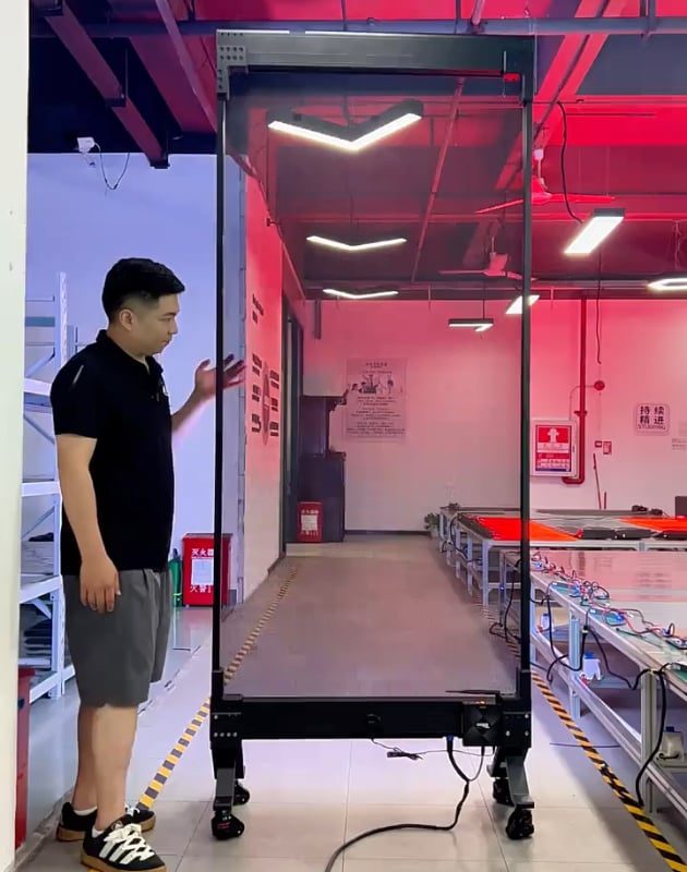 Transparent LCD screen