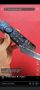 Turning a remote control into art