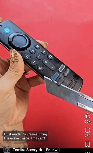 Turning a remote control into art