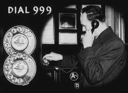 When Britain introduced the world’s first 999 number, people were told to use it only if “the man next door is murdering his wife” or “a masked cat burglar is on the drainpipe.”