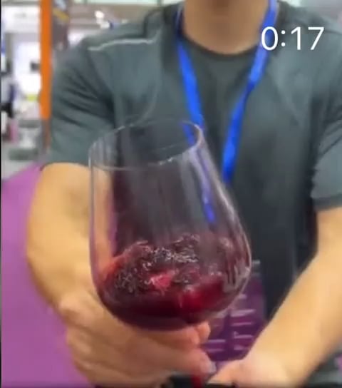 When a sommelier rotates the wine, centripetal force helps prevent it from spilling.
