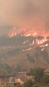 Wildfires force more than 200,000 in total to flee in France and Spain, authorities say
