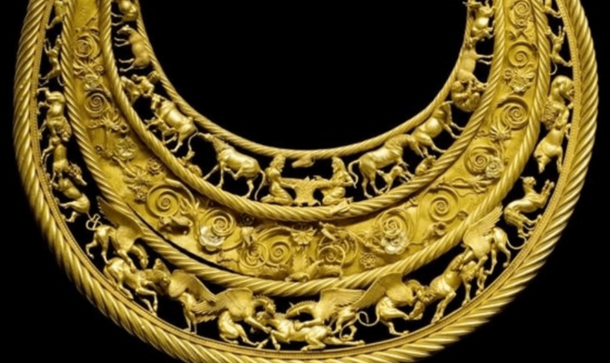 World-Famous Scythian Gold Pectoral was discovered in Ukraine on June 21, 1971