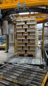 Wrapping a pallet