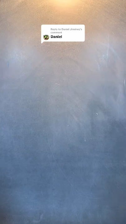 Writing the name "Daniel" out of fine marble dust using a utility blade