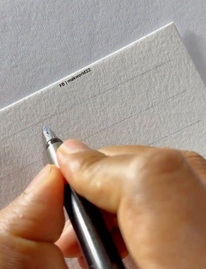 Writing with shadow letters