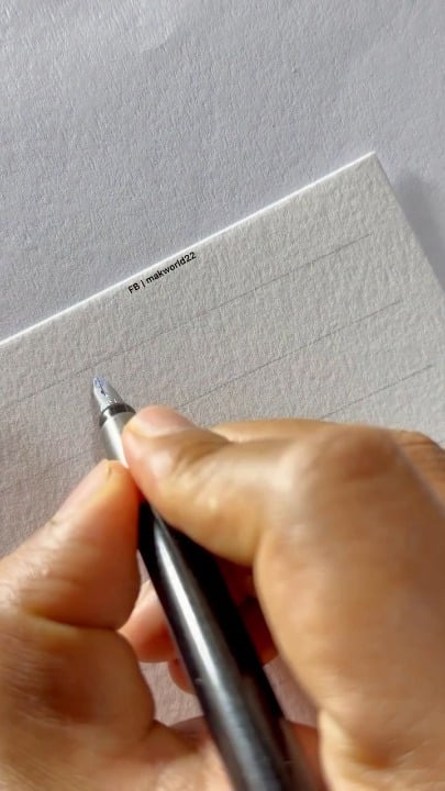 Writing with shadow letters