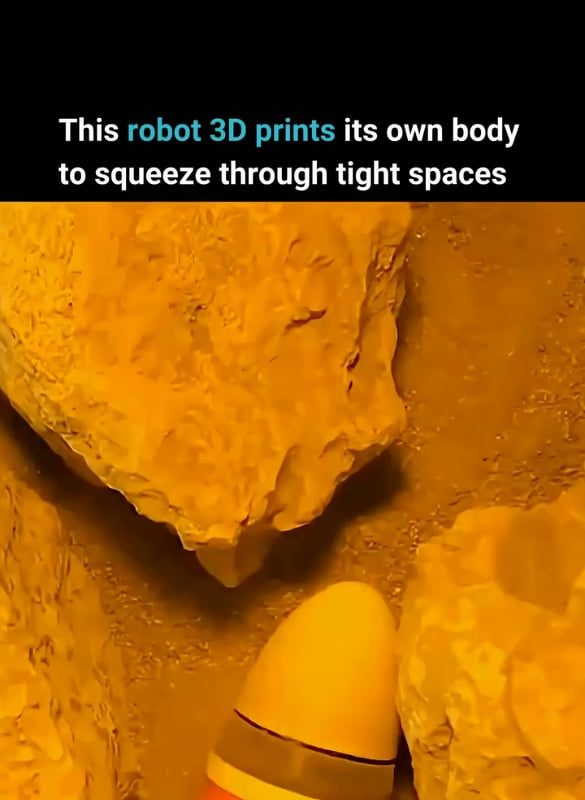 a robot that 3d prints its own body
