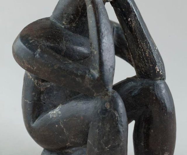 7000-year-old figurine of a philosopher (“Thinker of Hamangia”), discovered in present-day Romania