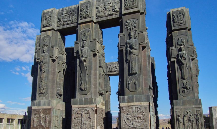 A nation’s history carved in monument – Chronicle of Georgia, Tbilisi
