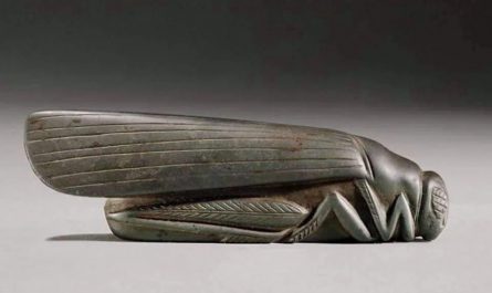 Ancient Babylonians carved standard weights into the shape of animals. This grasshopper-shaped one is nearly 3,800 years old