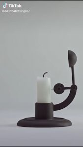 Candle being put out