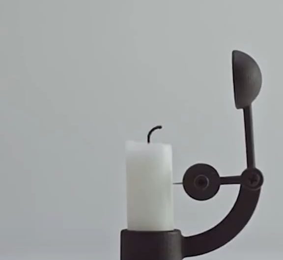 Candle being put out