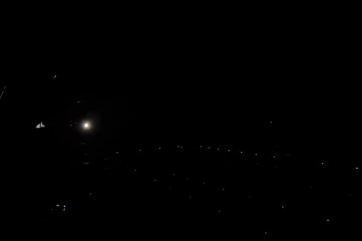 How dark it is during night landings on aircraft carriers