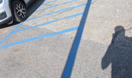 Noticed when leaving work