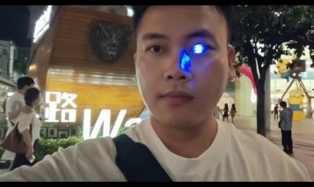This guy lost his eye in an accident then he built A cybernetic bionic prosthetic eye an advanced visual prosthesis or electronic cosmetic device designed to replace a missing eye or restore rudimentary sight. Modern advancements split these technologies into functional bionic vision systems and c