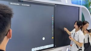 these are the next generation of school blackboards in China.